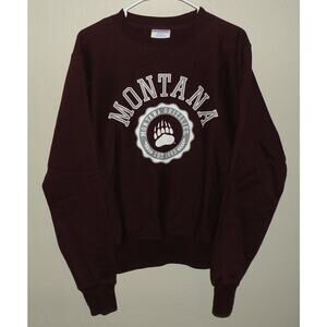 Champion Reverse Weave Men’s Small Crew Neck Sweatshirt Montana Grizzlies